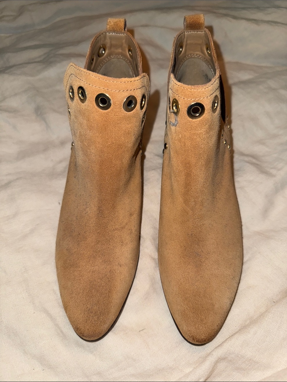 Sam Edelman Leather Suede Booties size 6.5